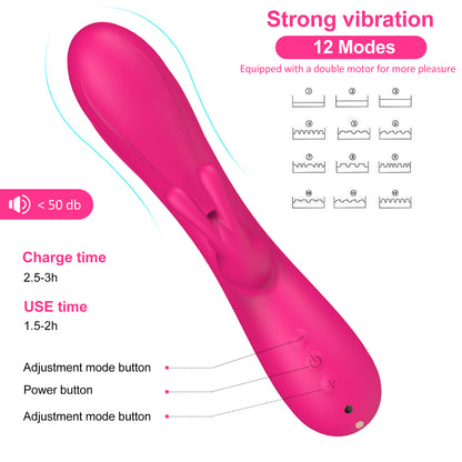 Big Head Rechargeable Rabbit Vibrator