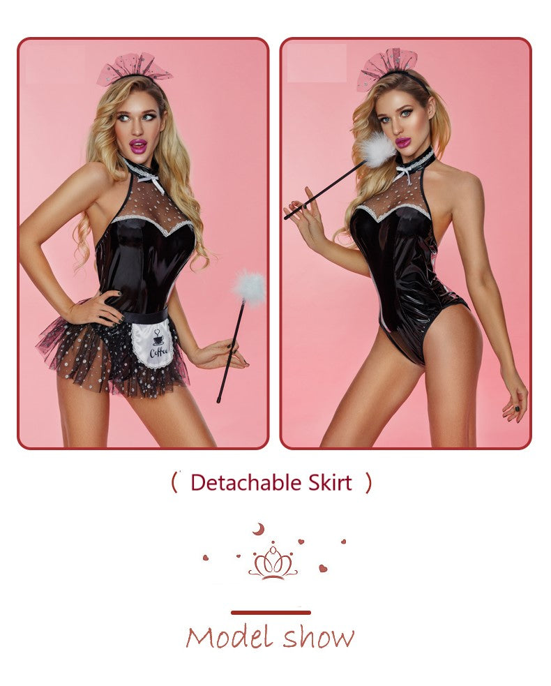 Sexy Maid Costume 4-pieces