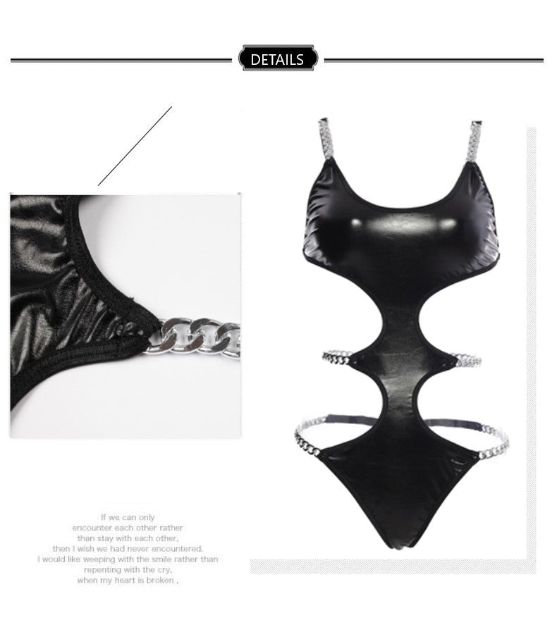 Seductive Wet Look Body Shaper