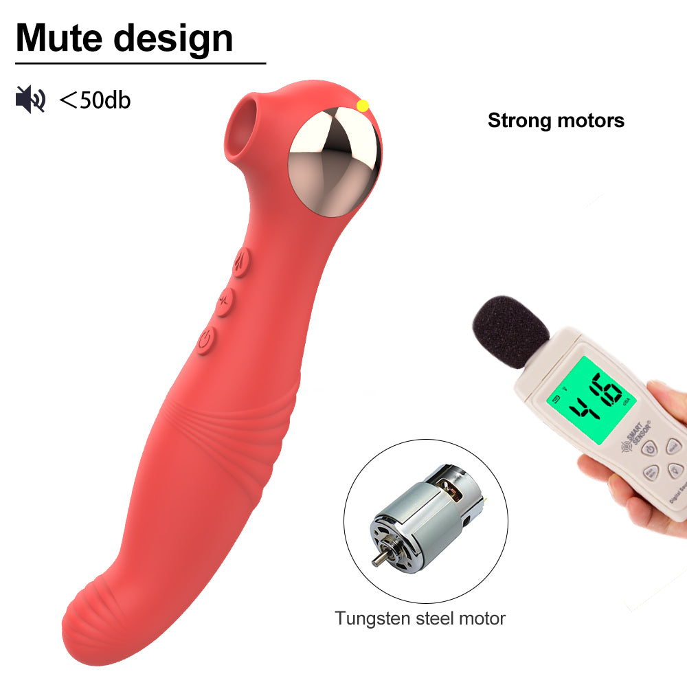 Multi-Use 12-Mode Vibrator with Suction Stimulator