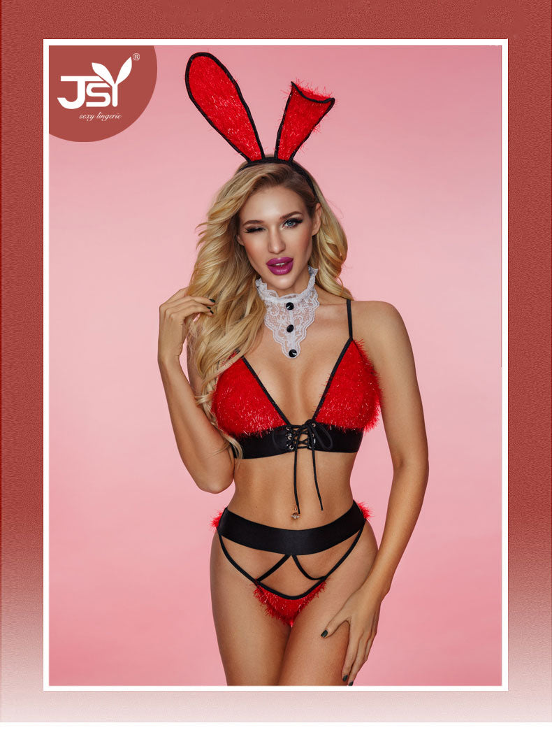 Sexy Miss Rabbit 4-Piece Costume