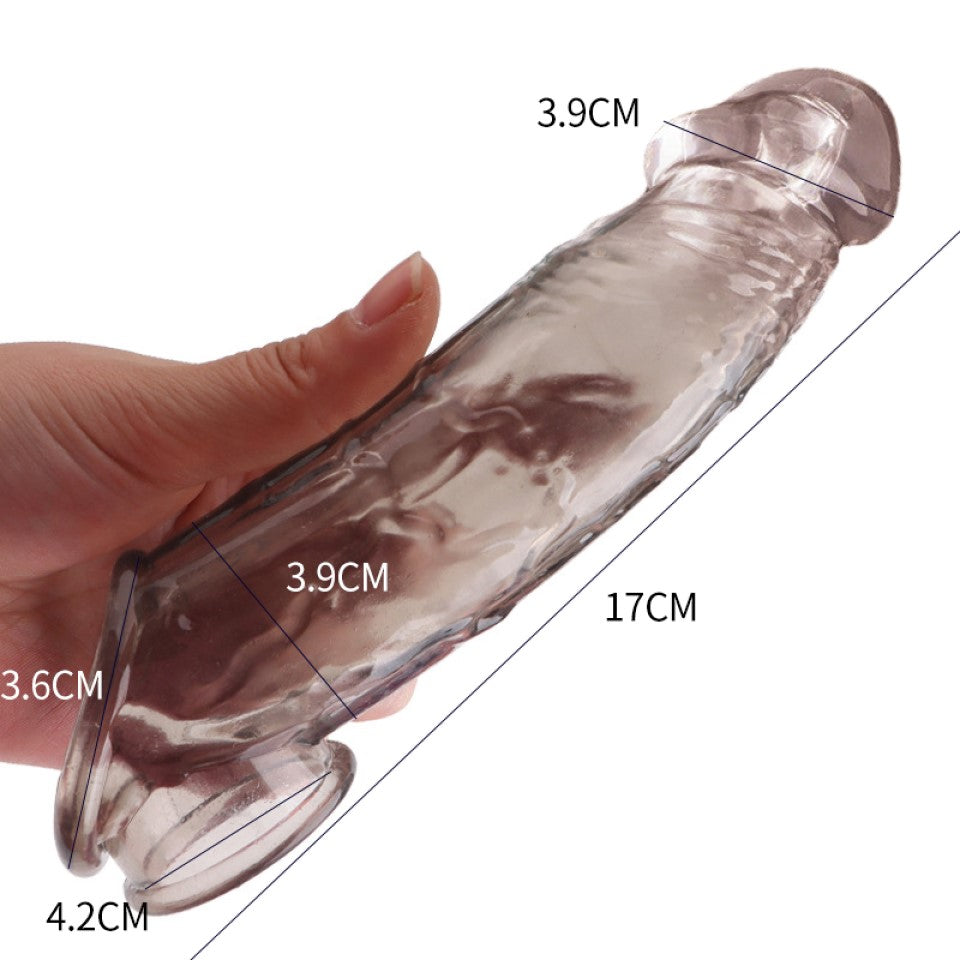 Penis Extender with Ball Loop – Grey or Clear