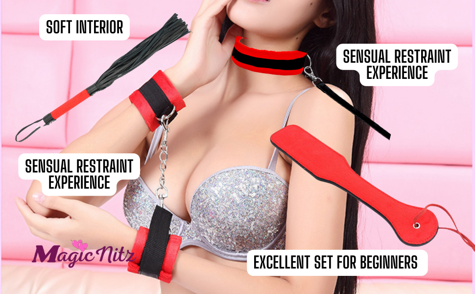 5 Piece Role Play Foreplay Bondage Kit