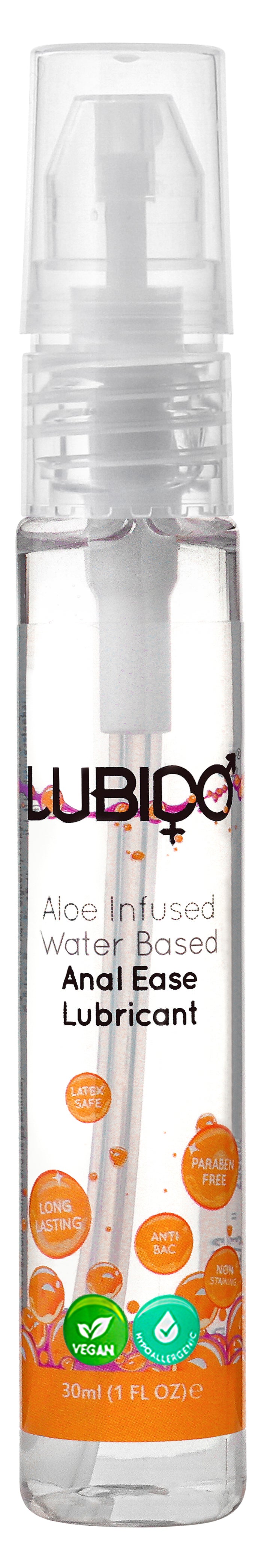 Aloe Infused Lubido Water Based Anal Ease Lubricant 30ML