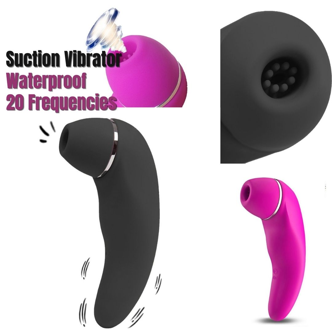 Rechargeable Smart Suction Clitoral Vibrator