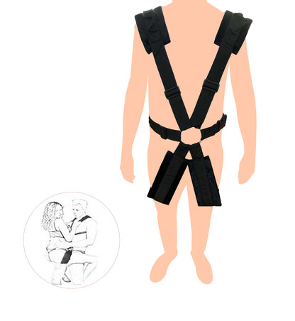 Comfortable Stand and Deliver Sex Position Body Sling Harness