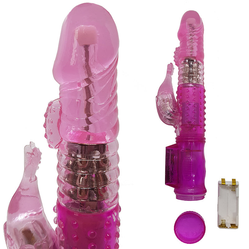 20 Modes Clitoral and Vaginal Mermaid Vibrator with Rotating Beads