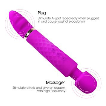 Dual Head Soft Touch Waterproof Rechargeable 25 Modes Vibrator