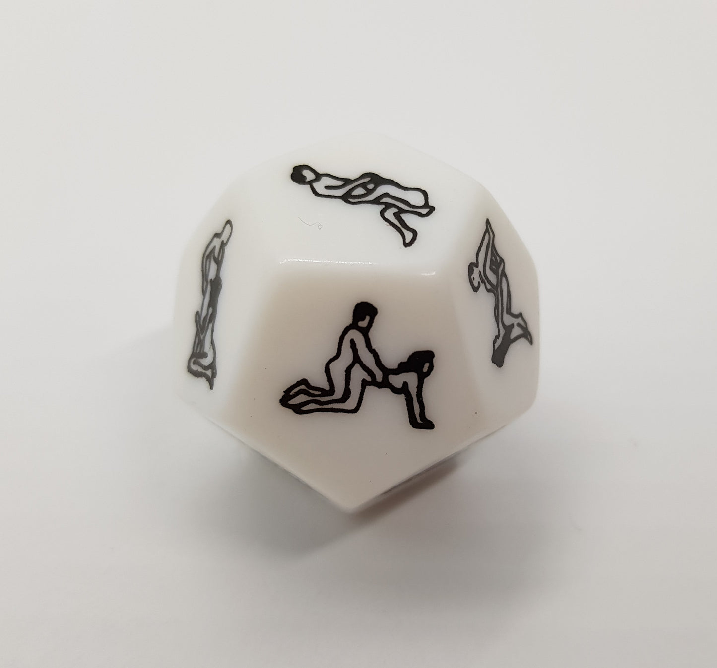 12 Positions Styles Kamasutra and Kinky BDSM Marble-effect Sex Dice