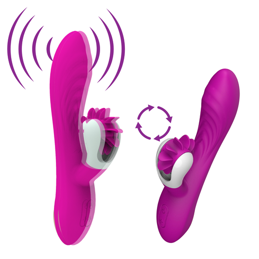 Rotating Wheel Oral Sex Stimulator Vibrator