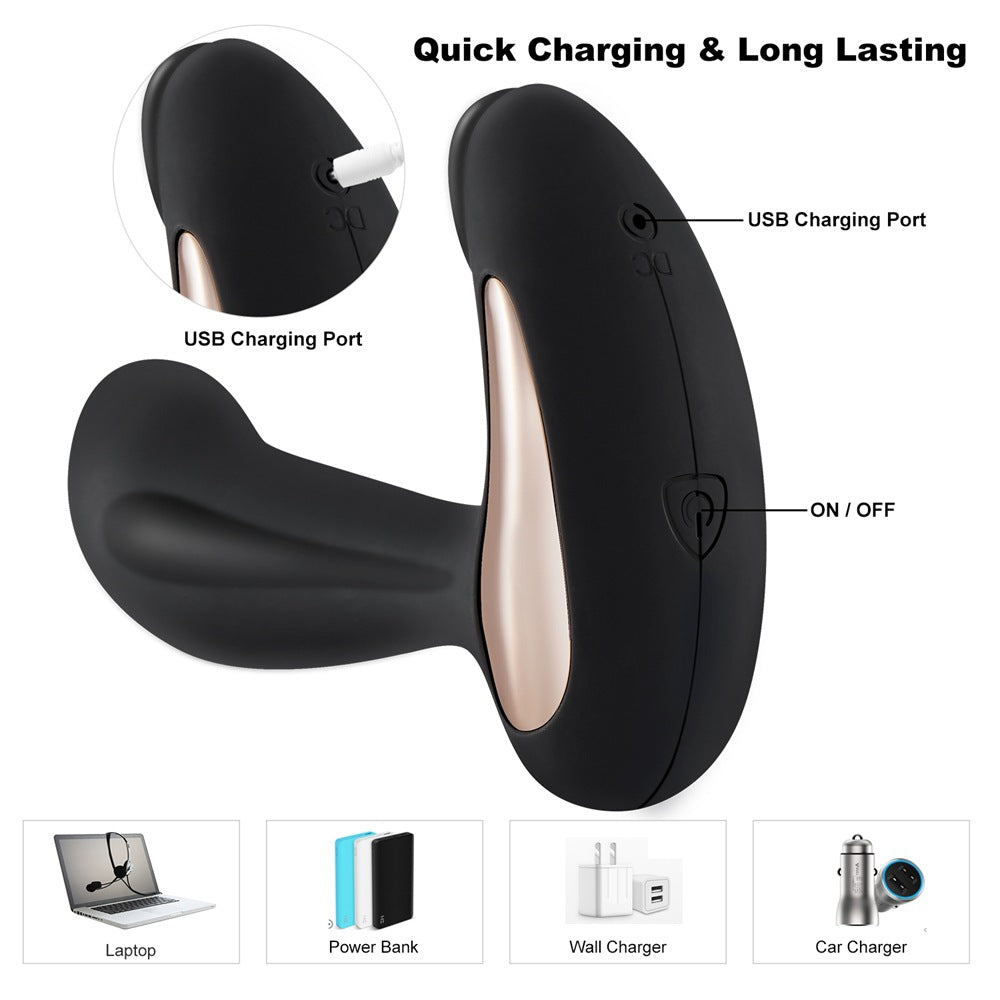 12-Mode Luxury Rechargeable Prostate Massager With Remote Control