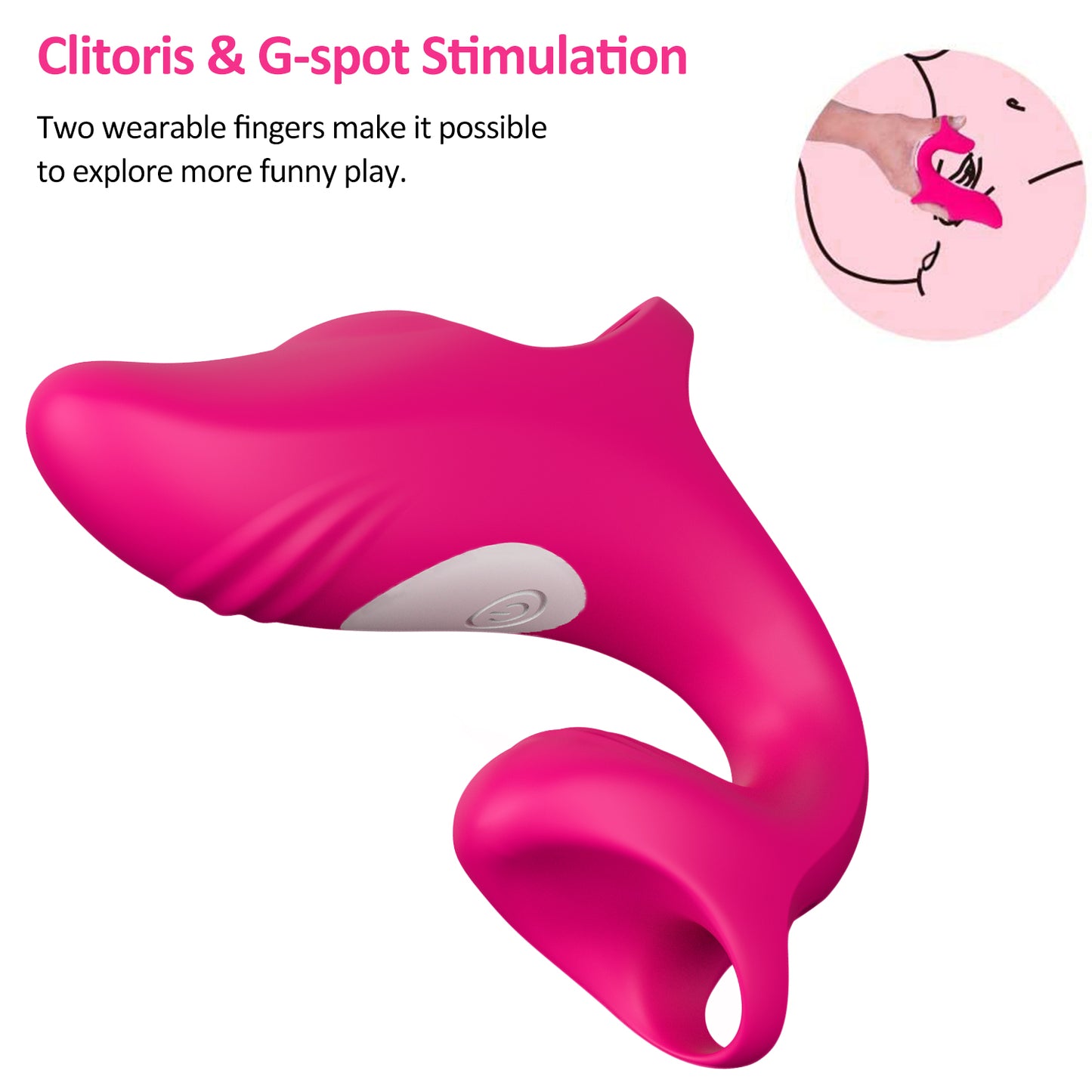 Ignite Double Finger 12-Mode Dolphin Vibrator