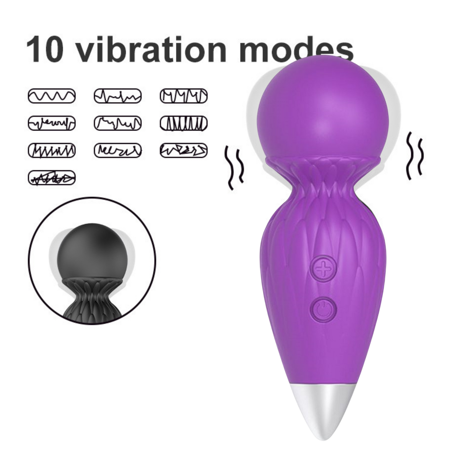 10 modes Vibrator 8 speeds Massager