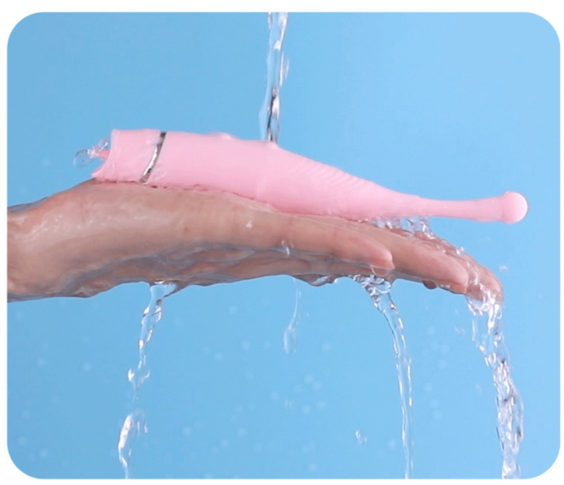 7 Modes Vibrating G-Spot Pink Massager Mini Tongue Clitoral Stimulator