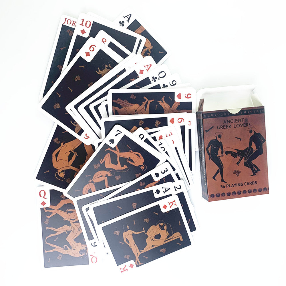 Erotic Scenes Ancient Greek Lovers Sex Positions Adult Playing Cards