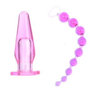 Beginners Anal Bead Finger Butt Plug Play Set