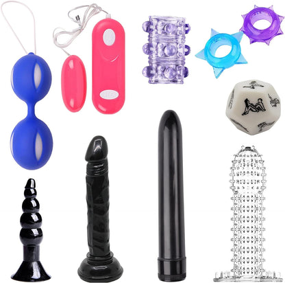 10 Pieces Couple Sex Toy Weekend Set