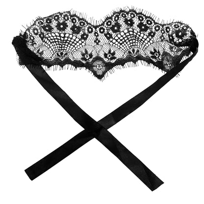 Sexy Blindfold Handcuff and Lace Eye Mask Set