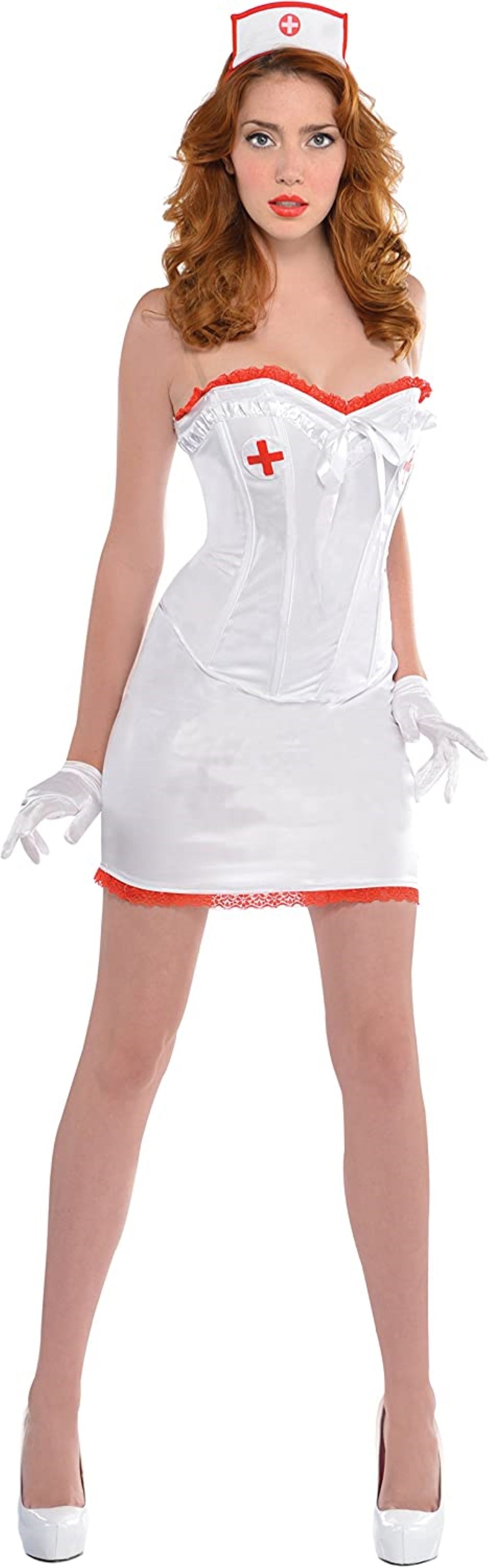 Sexy Nurse Medical A&E Adult Ladies Fancy Dress Costume