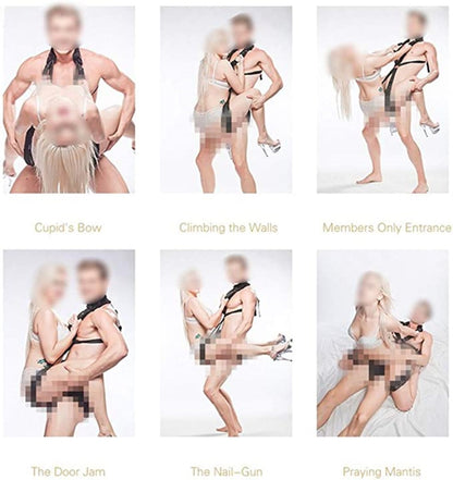 Comfortable Stand and Deliver Sex Position Body Sling Harness