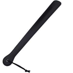 Quality Strict Long Leather Black Spanking Paddle