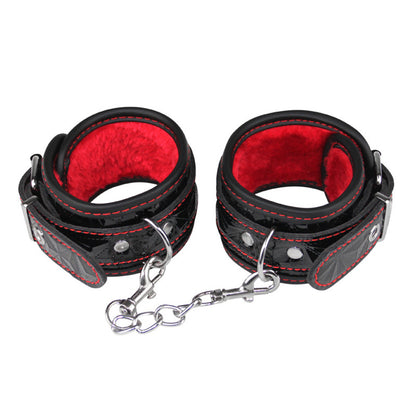 Adult Leather Handcuffs Whip Rope Flirting Bundled Sexual Toys 10pcs Set For Couples