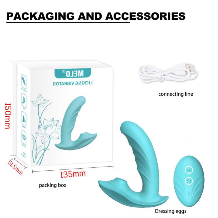 Remote Control 12-mode Clitoral Tongue Licking Vibrator