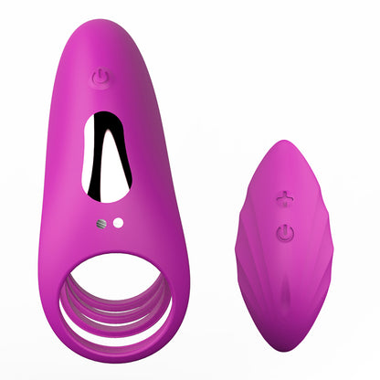 Vibrating Cock Ring Clitoral Vibrator USB G-Spot Adult Sex Toys For Couples